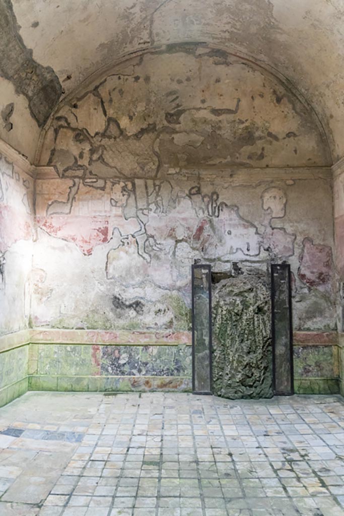Herculaneum Suburban Baths. October 2023. North wall of frigidarium. Photo courtesy of Johannes Eber.